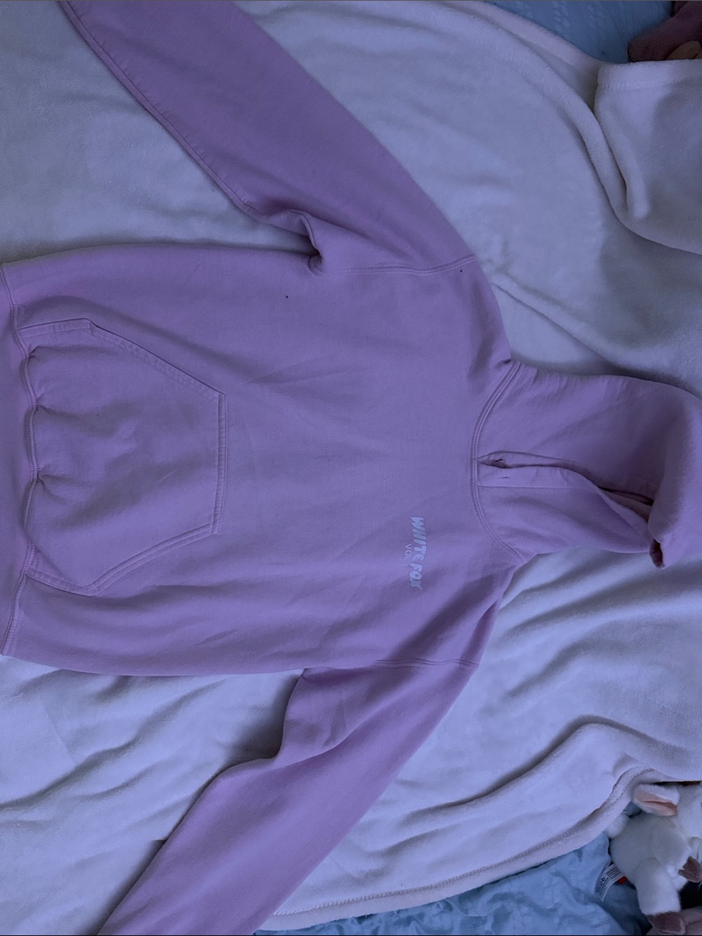 Light Pink Hooded Women's Sweater Hoodie